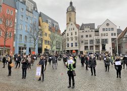 Lockdown Mahnwache Verzweiflung Bei Friseuren In Jena 0006